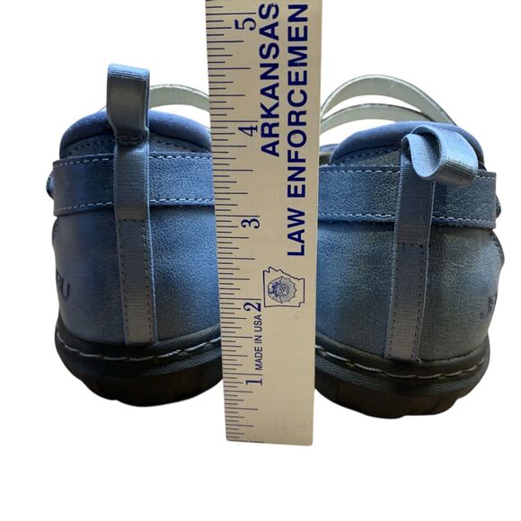 JBU Women's Shoes 8 M Blue Bellarose Encore Mary Jane Leather Strap Memory Foam - Picture 13 of 16